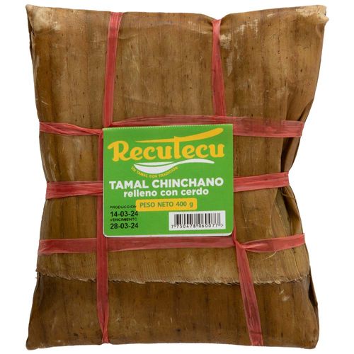 Tamal Chinchano de Chancho RECUTECU Paquete 400g