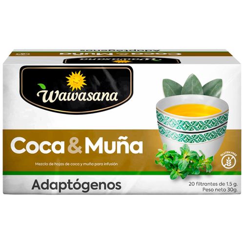 Infusión WAWASANA Coca y Muña Caja 20un