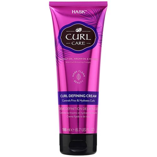 Crema para Peinar HASK Curl Care Frasco 198ml