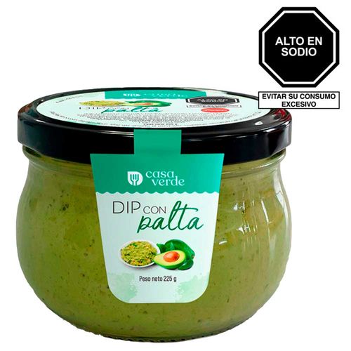 Dip con Palta CASA VERDE Frasco 225g