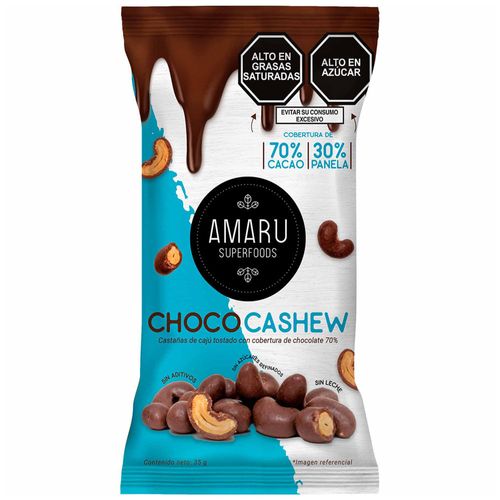 Chocolates AMARU ChococashewsBolsa 35g