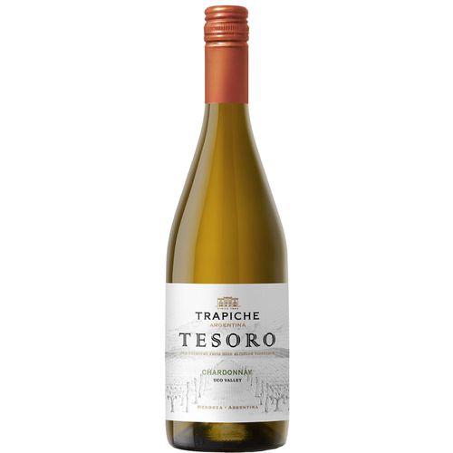 Vino Blanco TRAPICHE Tesoro Chardonnay Botella 750ml