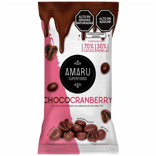 Chocolates AMARU Chococranberrie Bolsa 35g