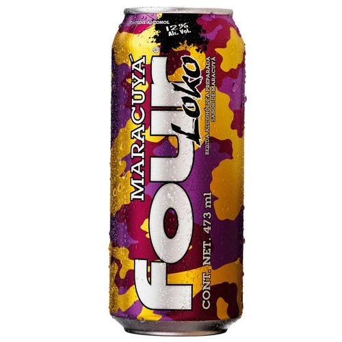 Ready To Drink (RTD) FOUR LOKO Maracuyá Lata 473ml