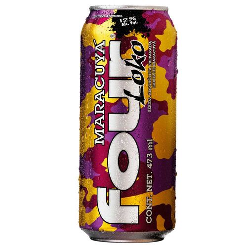 Ready To Drink (RTD) FOUR LOKO Maracuyá Lata 473ml