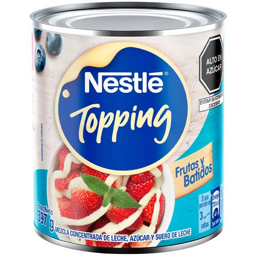 Leche Condensada NESTLÉ Toppings Lata 397g