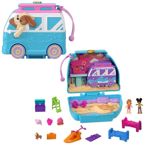 Set de Juego POLLY POCKET Estuche de Perrito Playero