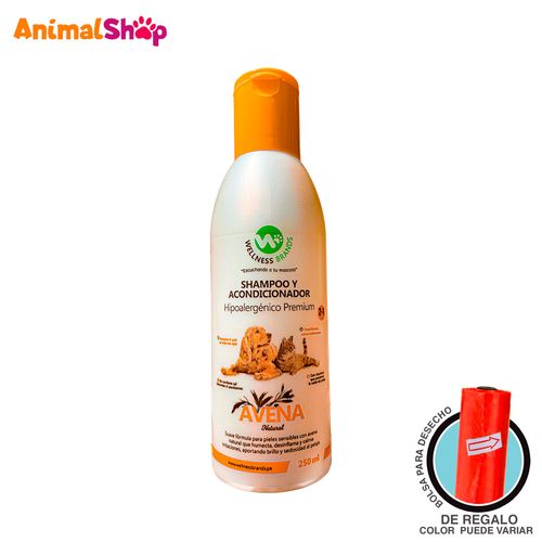 Shampoo Hipoalegenico De Avena Wellness Brands 250Ml