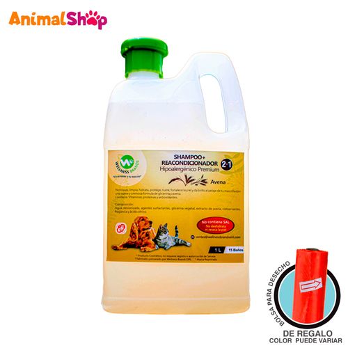 Shampoo Hipoalegenico De Avena Wellness Brands 1 Lt