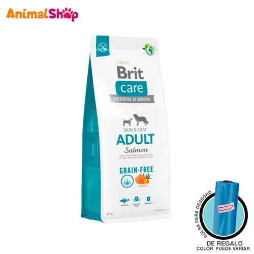 Alimento Para Perro Adulto Brit Care Grain Free Salmon 12Kg