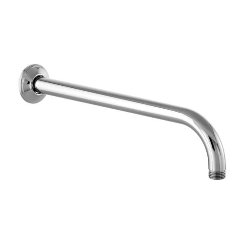 Brazo de Ducha Tubular a Pared Bronce 40cm Plata Urrea