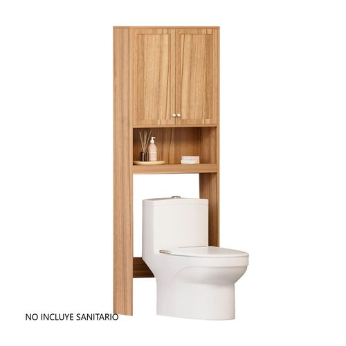 Organizador de Baño Milan 2 Puertas MDF Miel - sin Inodoro Orange