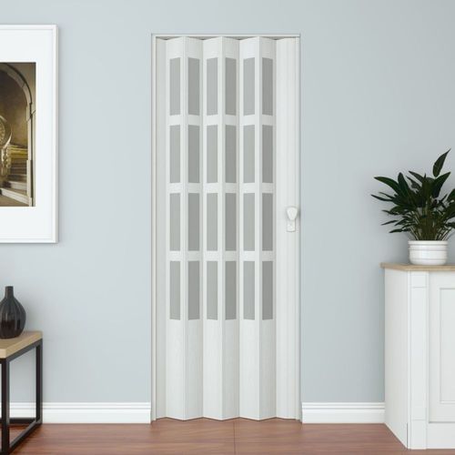 Puerta plegable Comfort 90x200cm Blanco