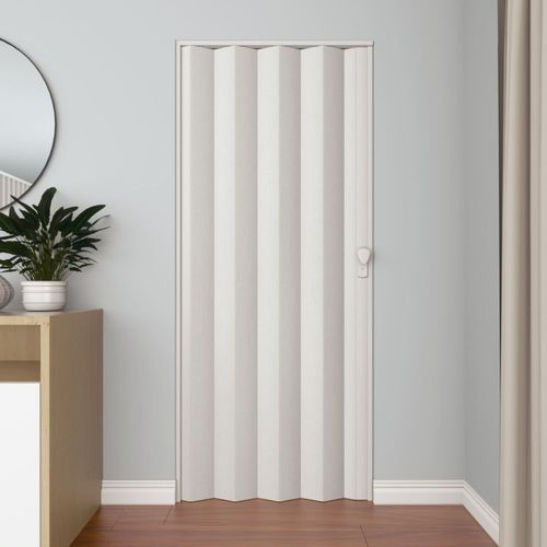 Puerta plegable Elegant 90x200cm Blanco