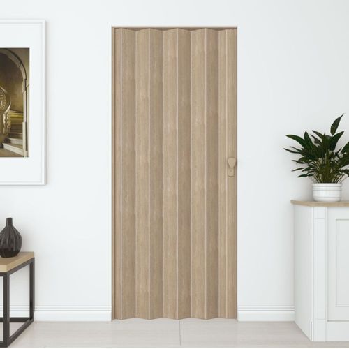 Puerta plegable premium 90x200cm Roble