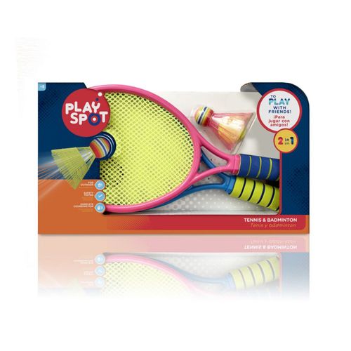 Set De Juego Playspot Tennis Y Badminton