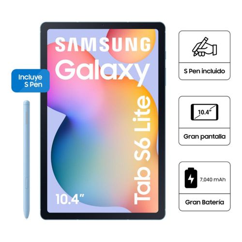 Galaxy Tab S6 Lite 10.4" 128GB SSD 4GB RAM SM-P620NZIEPEO Light Green