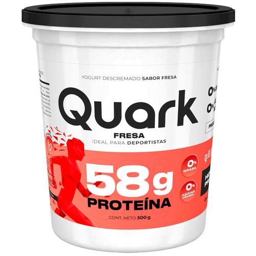 Yogurt Descremado QUARK Fresa Balde 500g