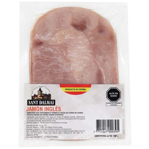 Jamón Ingles SANT DALMAI Paquete 150g