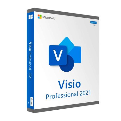 Licencia Digital Microsoft Visio Pro 2021 - 1 PC, indefinido