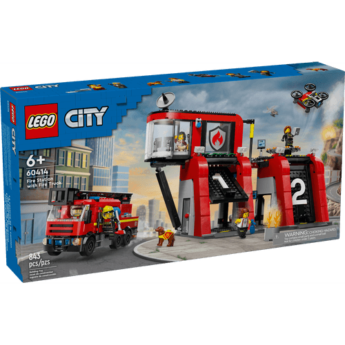 LEGO 60414 Parque de Bomberos con Camión de Bomberos