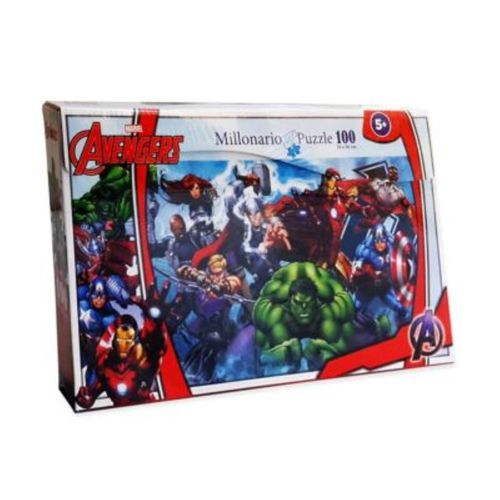 Rompecabezas de 100 Piezas Avengers 70x50cm