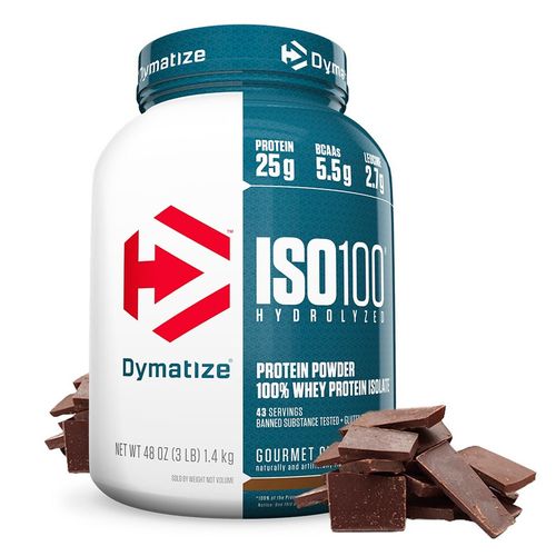 PROTEÍNA AISLADA ISO 100 3LB CHOCOLATE - DYMATIZE