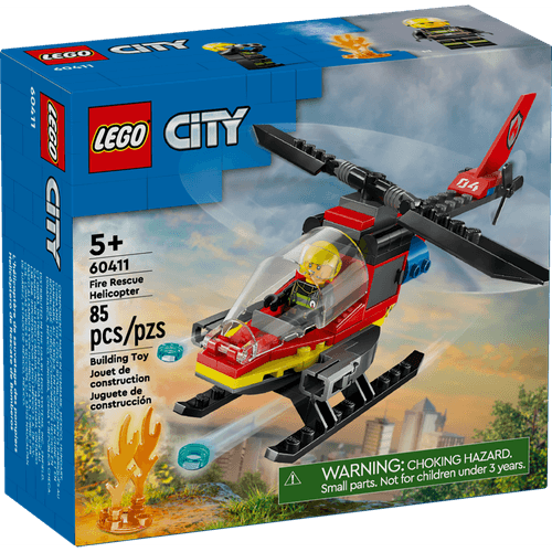 LEGO 60411 Helicóptero de Rescate de Bomberos