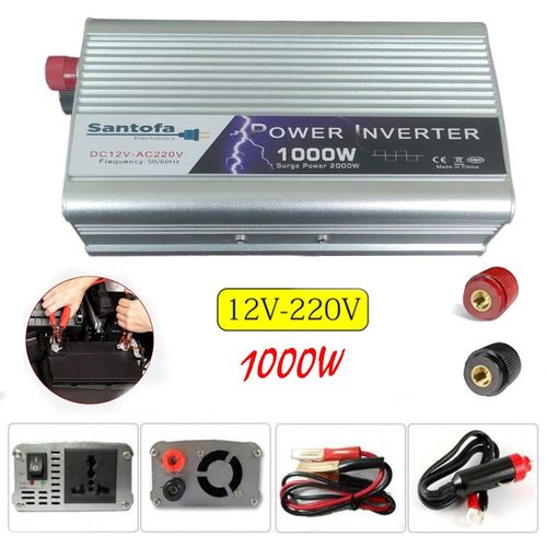 Inversor de Corriente de 12v a 220v Usb 1000w SANTOFA cargador