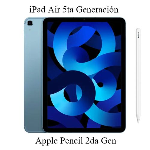 IPAD AIR 5TA GEN 64GB - BLUE + APPLE PENCIL 2da GEN