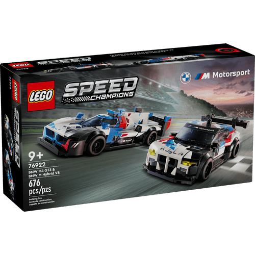 LEGO 76922 Coches de Carreras BMW M4 GT3 y BMW M Hybrid V8