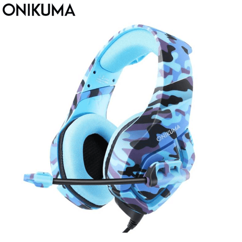 ONIKUMA AUDIFONO GAMER HEADSET K1-B AZUL CAMUFLADO