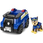 Paw-Patrol-Figura---Vehiculo-Coleccionable-Chase-Basico