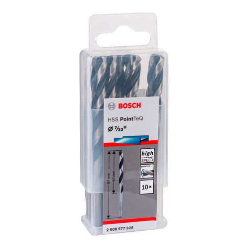 Bosch Broca Metal HSS PointTeQ CjaX10 7/32"