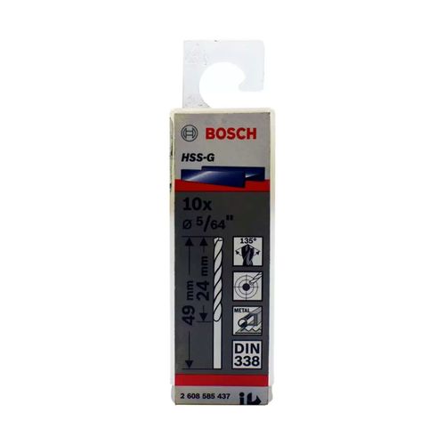 Bosch Broca Metal HSS-G X10U 2.0mm 5/64"