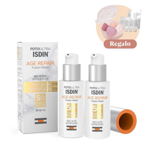 Duo Isdin FotoUltra Age Repair SPF50 50ml - Bloqueador solar facial con triple acción antiedad