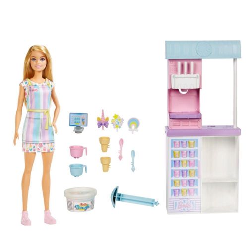 Barbie Set Heladería con Muñeca