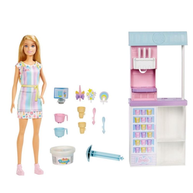 Barbie-Set-Heladeria-con-Muñeca