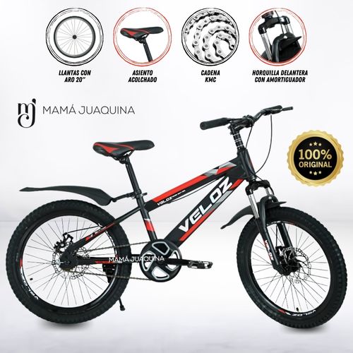 Bicicleta Deportiva Aro 20 «PALMEIRA» Rojo