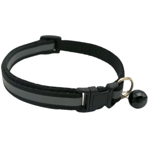 Collar Ajustable y reflectivo Negro