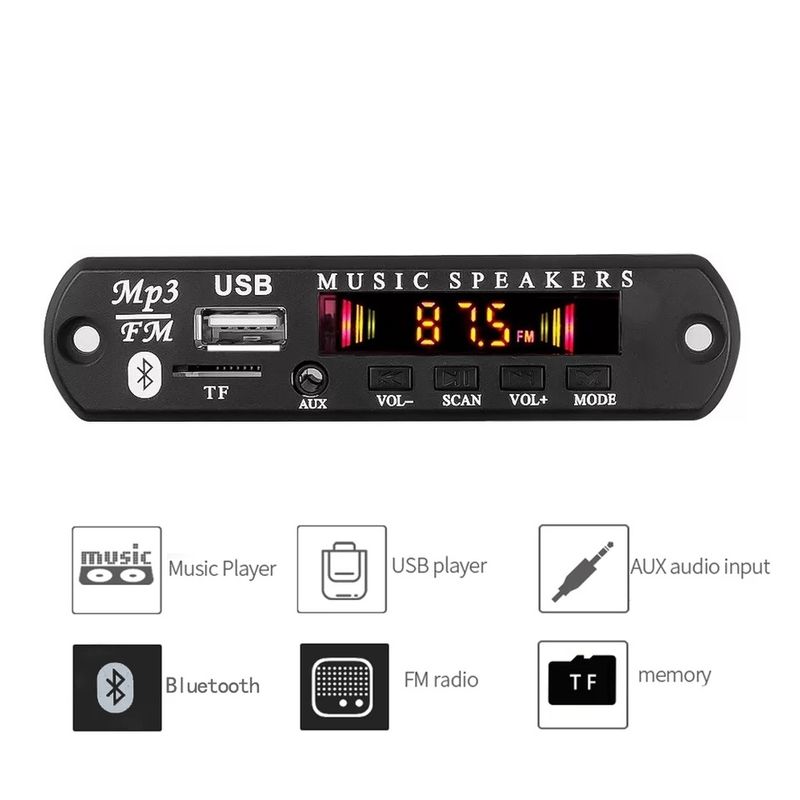 Panel-Audio-Digital-Bluetooth-Radio-Fm-Mp3-Equipo-Sonido-Autoradio