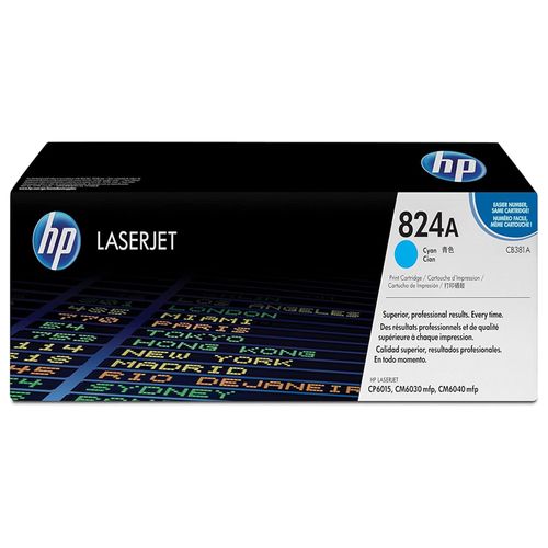 Toner Hp Cb381A (824A) L.J.6015/6040 Cyan