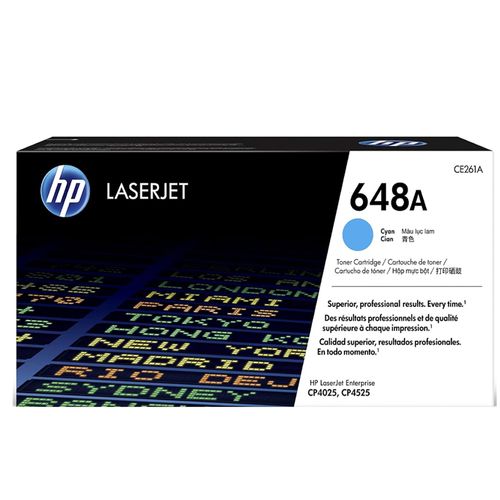 Toner Hp Ce261A (648A) L.J. Cp4525 Cyan 11Kpg