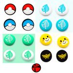 Pack-4-und-Grips-Nintendo-Switch-Joy-Con-Mando-Joystick-Diseño-Aleatorio