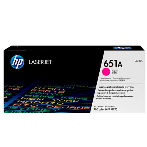 Toner Hp Ce343A (651A) L.J. Ent 700 Magenta 16K Pg