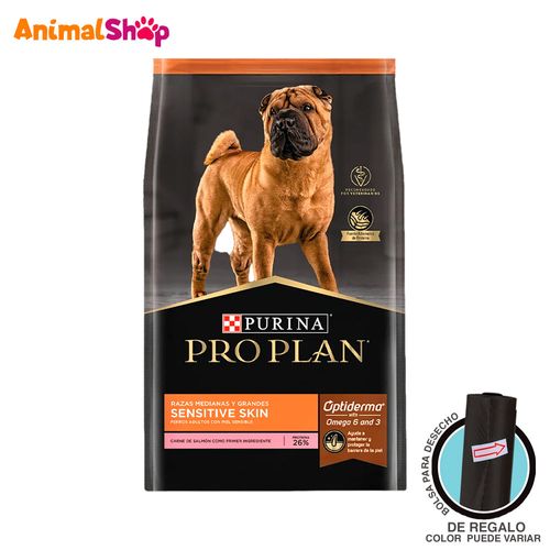 Alimento Perro Pro Plan Sensitive Salmon Raza Mediana 7.5Kg