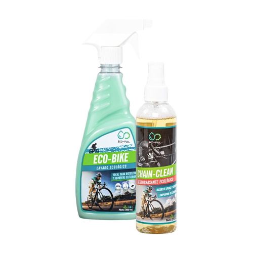 Lavado ecológico Eco Bike + Desengrasante Chain Clean Eco-full