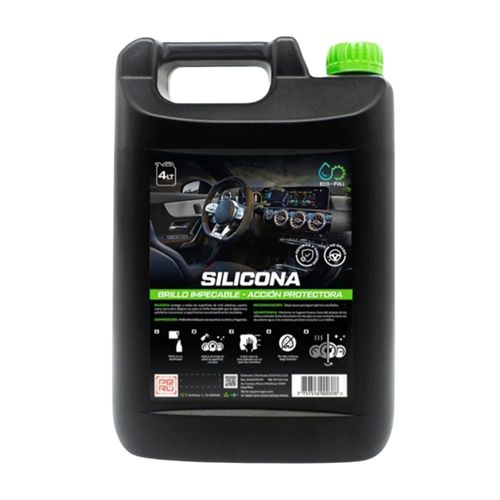 Silicona partes negras del auto 4 litros Eco-full