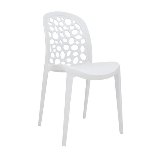 Silla diseño Burbuja Blanco Bonno