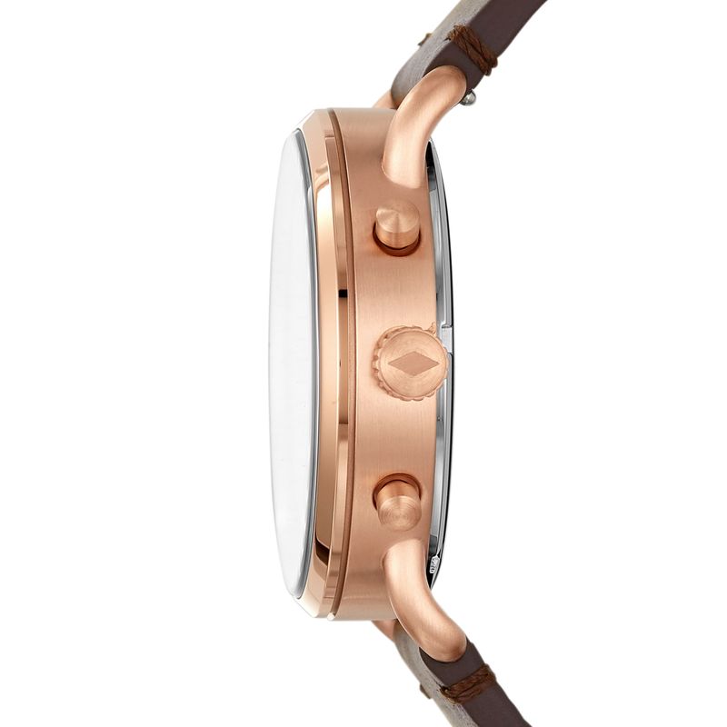 Reloj-Fossil-The-Commuter-FS5476-Fecha-Cronometro-Correa-De-Cuero-Marron